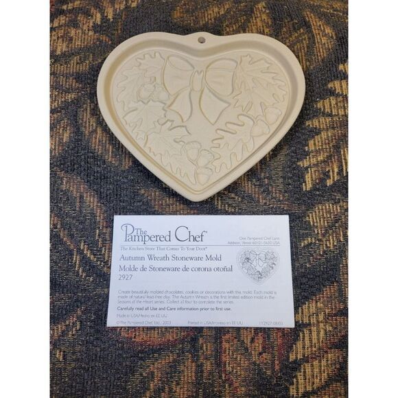 Pampered Chef Limited Edition 2003 Autumn Wreath First in Seasons of the Heart S - Picture 2 of 7